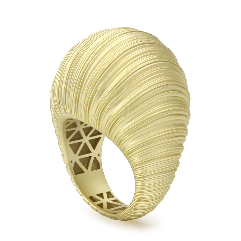 VAROLE Wholesale 14K Gold Color Brass Chunky Ring Band Niche Hiphop Spiral Stripe Texture Anillo Aneis Hot Sale Fashion Jewelry
VAROLE Wholesale 14K Gold Color Brass Chunky Ring Band Niche Hiphop Spiral Stripe Texture Anillo Aneis Hot Sale Fashion Jewelry
