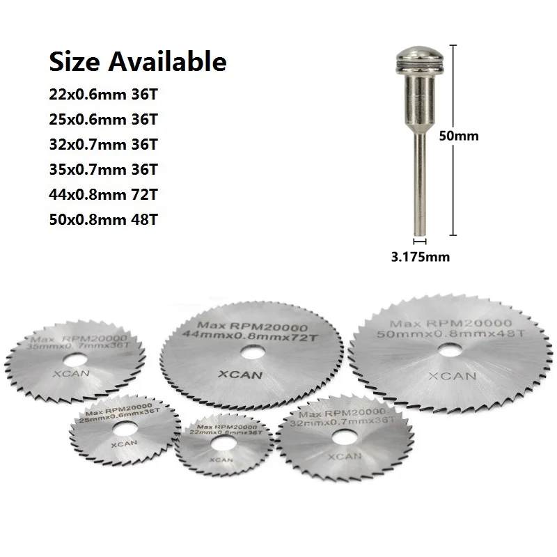 HAMPTON 3.175mm Shank HSS Rotary Tools Circular Saw Blades 22-60mm Cutting Discs With Mandrel Cut Off Mini Saw Blade
HAMPTON 3.175mm Shank HSS Rotary Tools Circular Saw Blades 22-60mm Cutting Discs With Mandrel Cut Off Mini Saw Blade