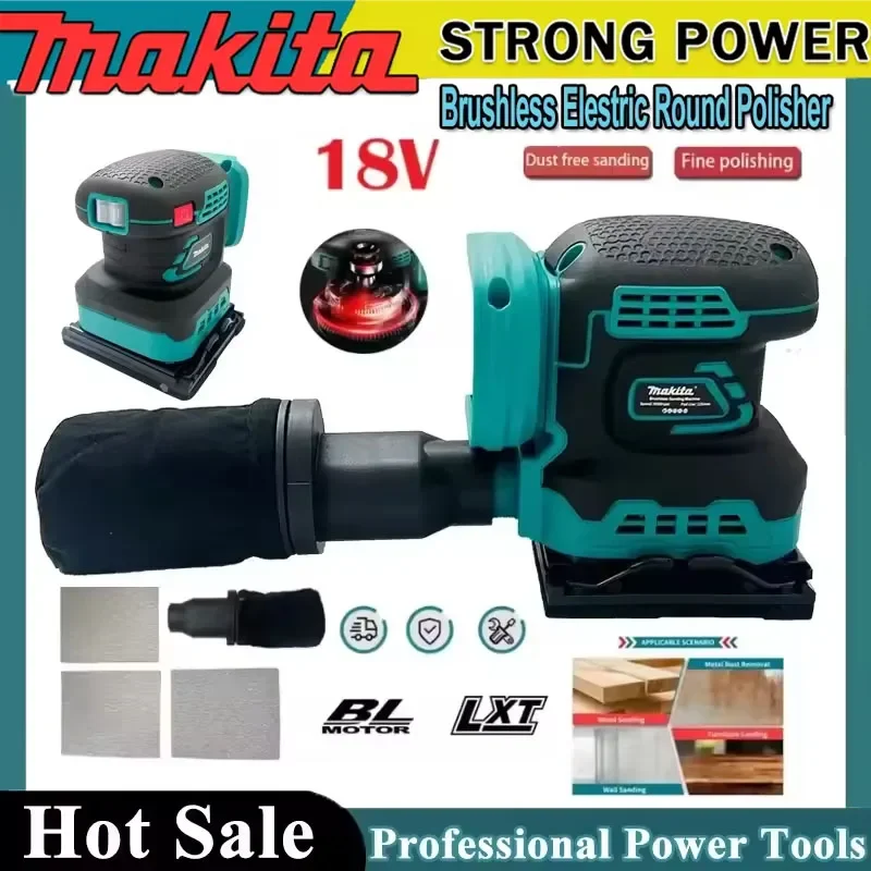 Makita Electric Flatbed Sander Rechargeable Cordless Sandpaper Machine Sanding Polishing Waxing Machine Electric Sandpaper
Makita Electric Flatbed Sander Rechargeable Cordless Sandpaper Machine Sanding Polishing Waxing Machine Electric Sandpaper