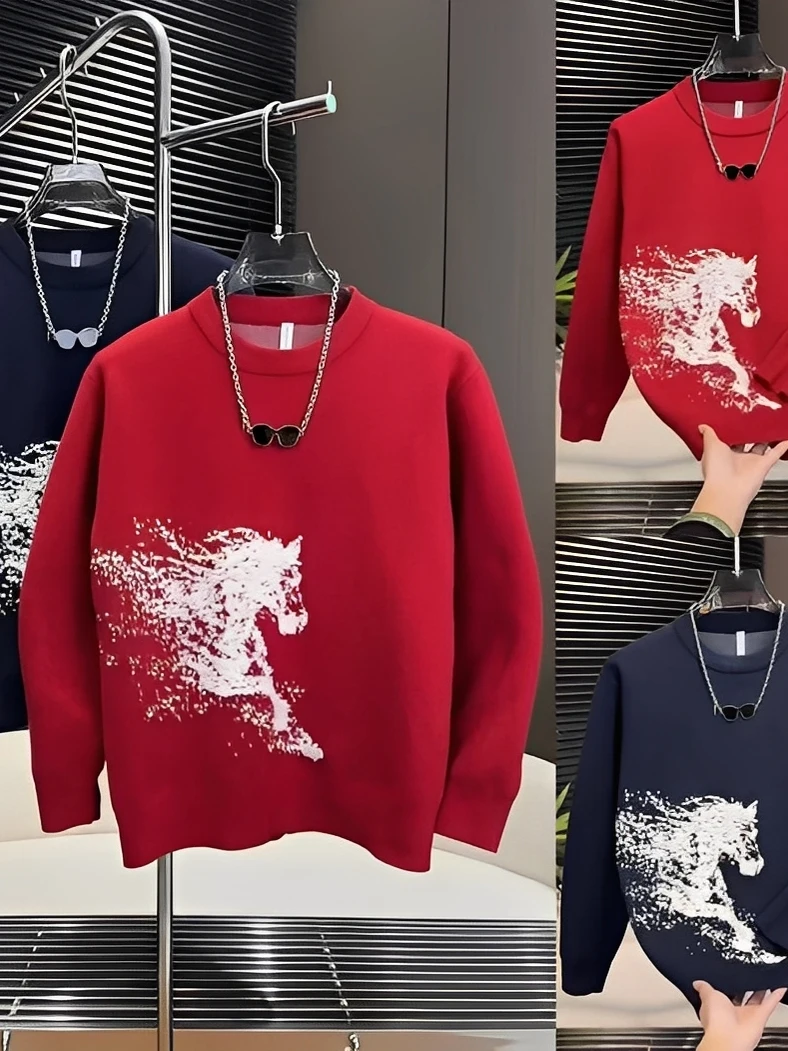 Spring New Faionable Men's Casual Long Sve round Ne Knitted Sweater Versatile Comfortable Polyester Fiber Embroidered ...
Spring New Faionable Men's Casual Long Sve round Ne Knitted Sweater Versatile Comfortable Polyester Fiber Embroidered ...