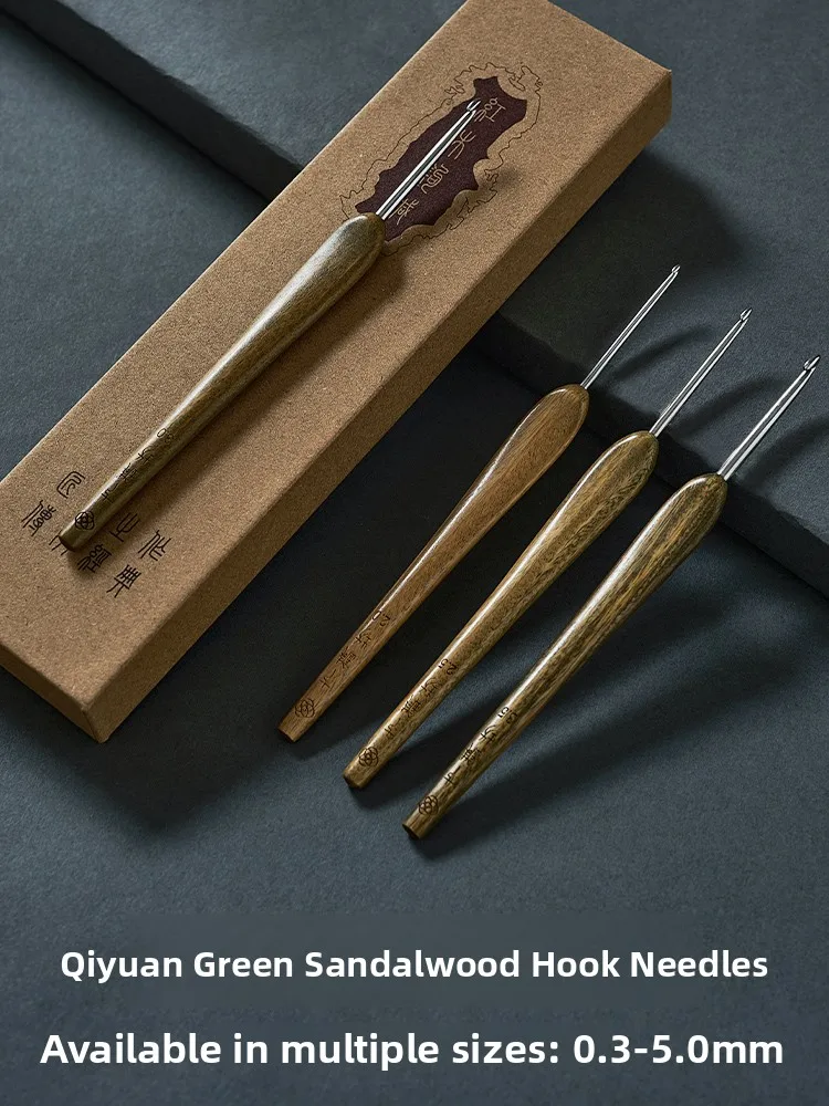Handmade DIY Wool Yarn Crochet Needle Stainl Steel Hook Handle een Sandalwood Head Four Generations Weaving Tool
Handmade DIY Wool Yarn Crochet Needle Stainl Steel Hook Handle een Sandalwood Head Four Generations Weaving Tool