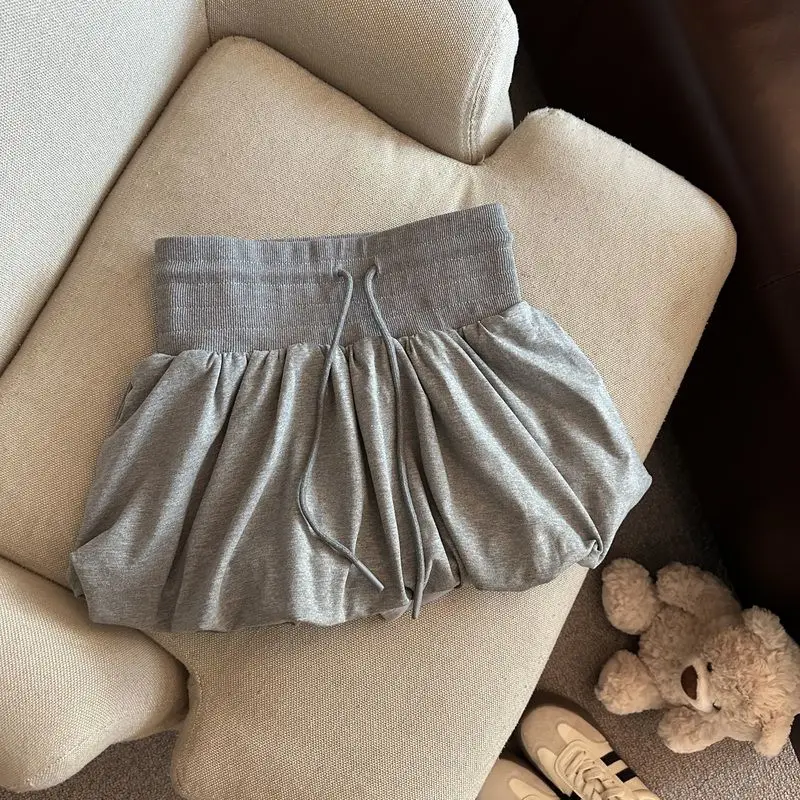 Women Clothing Casual Drawstring Short Skirt Summer New Fashion Simple Preppy Style Elastic Waist Mini Skirt
Women Clothing Casual Drawstring Short Skirt Summer New Fashion Simple Preppy Style Elastic Waist Mini Skirt