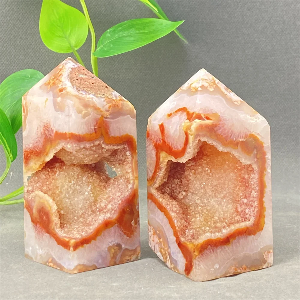 Natural Red Agate Geode Crystal Tower Meditation Chakra Four-cornered Obelisk Home Decoration Ornaments Holiday Gifts
Natural Red Agate Geode Crystal Tower Meditation Chakra Four-cornered Obelisk Home Decoration Ornaments Holiday Gifts