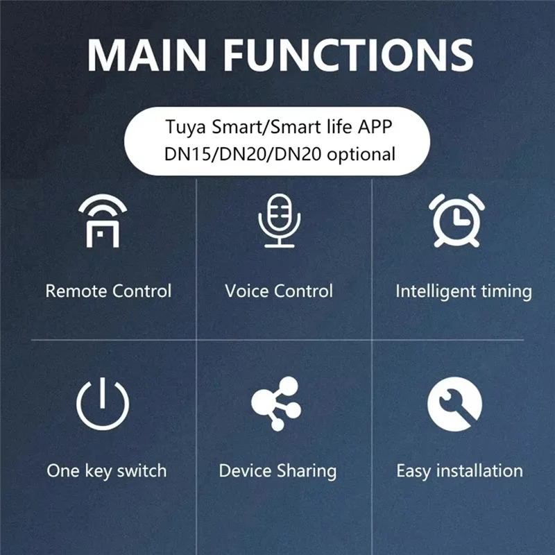 B28C-Tuya Smart Wi-Fi водяной клапан Zigbee газовый обратный клапан DN15 беспроводной таймер управления работает + Alexa Google Home 
B28C-Tuya Smart Wi-Fi водяной клапан Zigbee газовый обратный клапан DN15 беспроводной таймер управления работает + Alexa Google Home