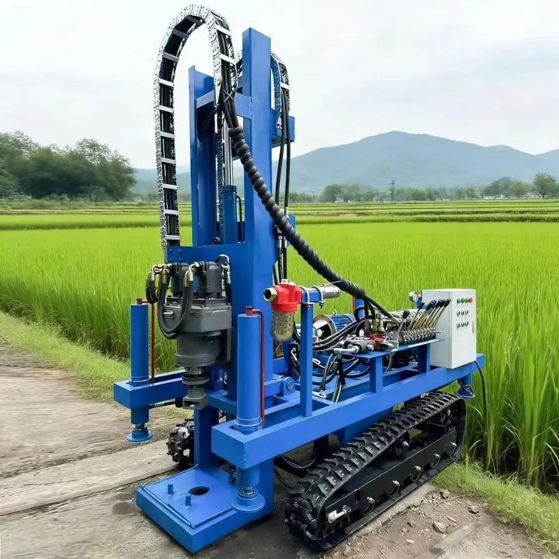 Factory Direct Sales 100m Mini Water Well Drilling Machine for Home Use and Irrigation Small Crawler Water Well Drilling Rig
Factory Direct Sales 100m Mini Water Well Drilling Machine for Home Use and Irrigation Small Crawler Water Well Drilling Rig