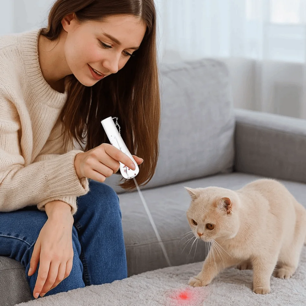 3-in-1 Pet Projector Pen USB Rechargeable Paw Shape Laser Cat Teaser with Hanging Buckle Infrared Teaser
3-in-1 Pet Projector Pen USB Rechargeable Paw Shape Laser Cat Teaser with Hanging Buckle Infrared Teaser