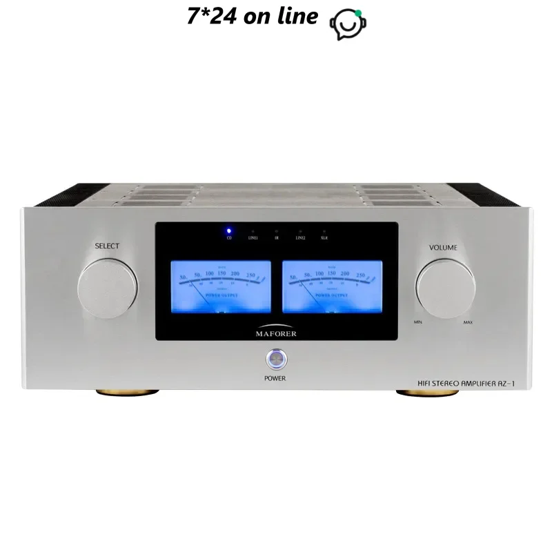 R-068 MAFORER/AZ-1 Hifi Amplifier Home Hifi Combined High-Power Amplifier 200W*2(8ohm)300W*2(4ohm)
R-068 MAFORER/AZ-1 Hifi Amplifier Home Hifi Combined High-Power Amplifier 200W*2(8ohm)300W*2(4ohm)