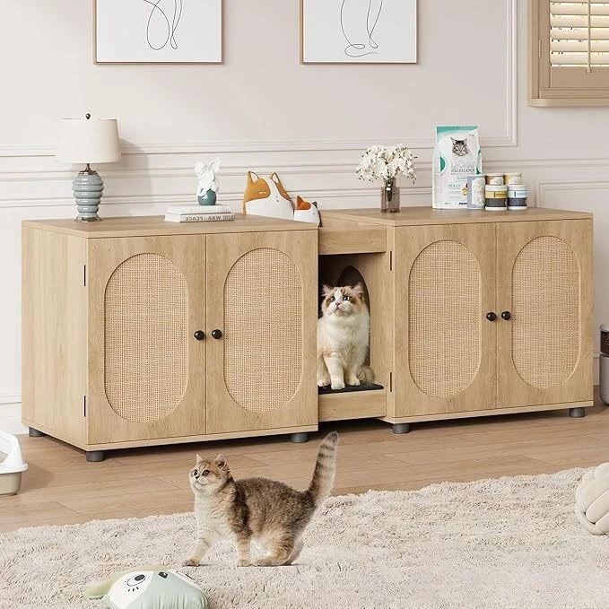 Customized panel furniture European and American cat litter custom pet cabinet direct sales pet cabinet
Customized panel furniture European and American cat litter custom pet cabinet direct sales pet cabinet