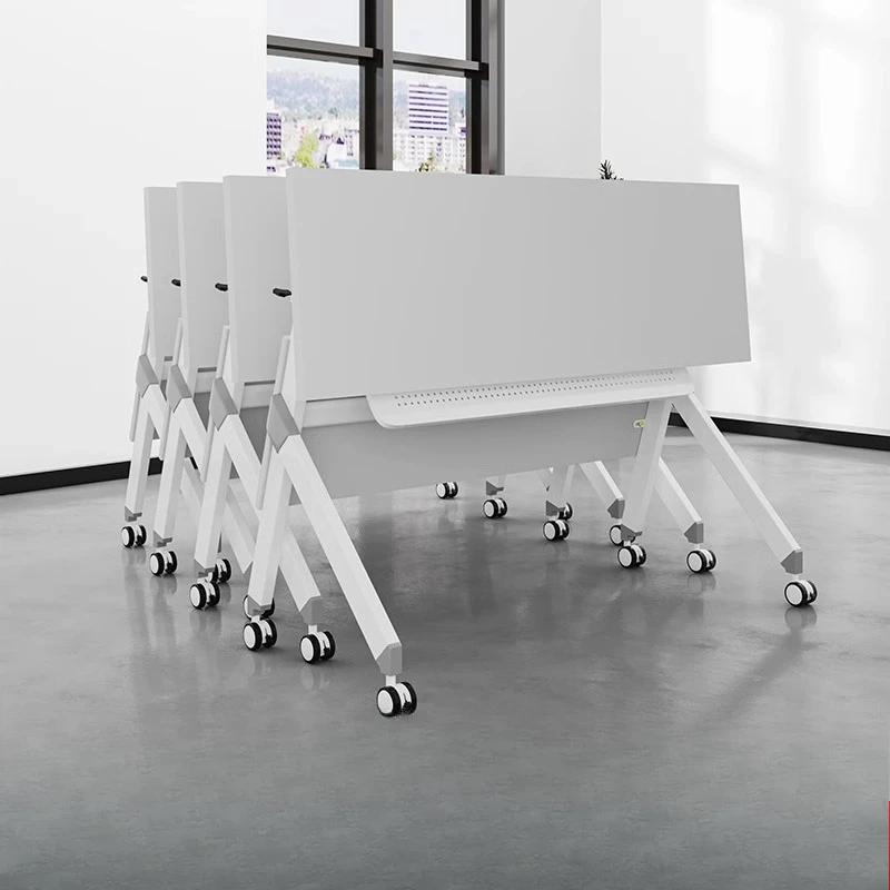 Folding training table and chair combination Movable strip table Splicing conference table Tutoring class Educational
Folding training table and chair combination Movable strip table Splicing conference table Tutoring class Educational
