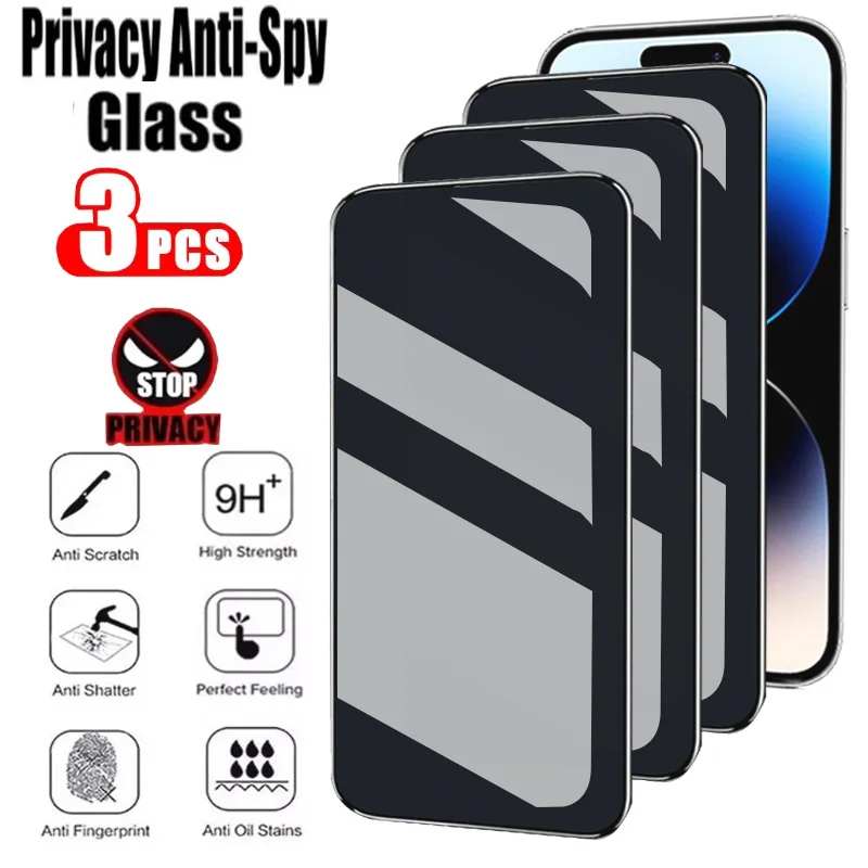 3PCS Privacy Screen Protector For iPhone 14 Pro Prinacy Glass iPhone 14 Pro Max Anti-Spy Tempered Glass iPhone 13 14 Pro Privacy iPhone 13 14 Pro Max Screen Protector accessories
3PCS Privacy Screen Protector For iPhone 14 Pro Prinacy Glass iPhone 14 Pro Max Anti-Spy Tempered Glass iPhone 13 14 Pro Privacy iPhone 13 14 Pro Max Screen Protector accessories