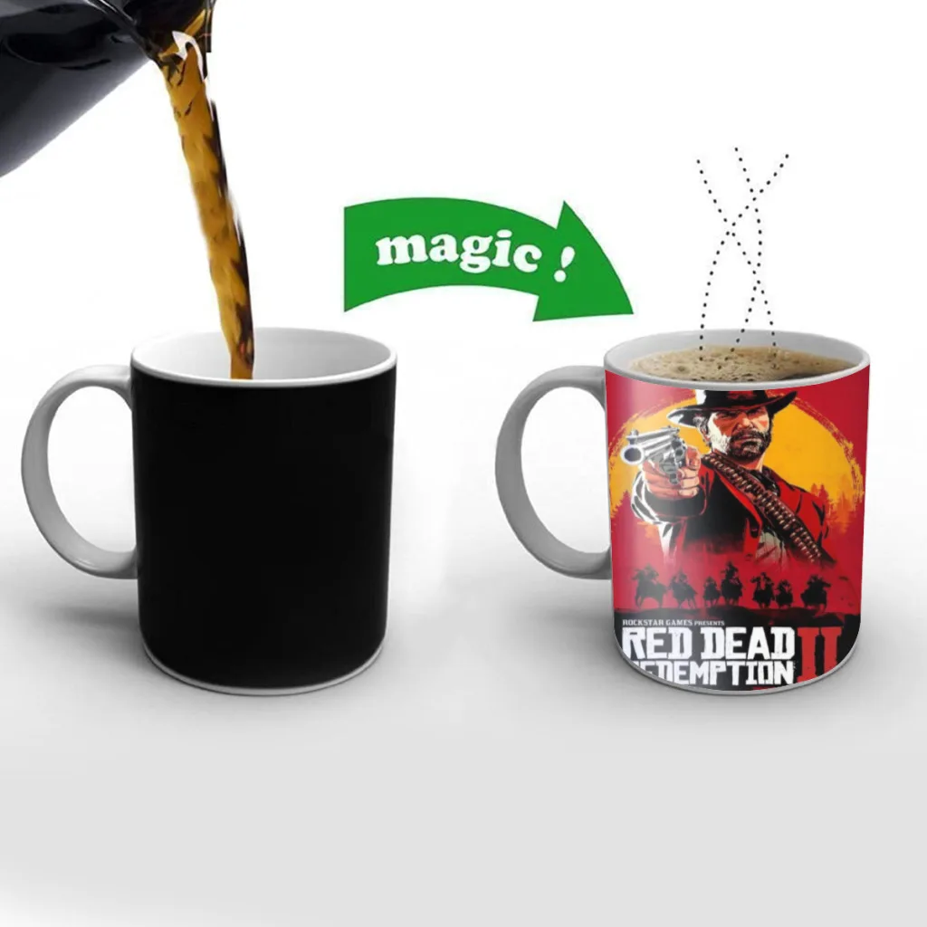 Red Dead Redemption Ceramics Coffee Mugs Thermal Color-changing Gifts Drinkware Coffeeware
Red Dead Redemption Ceramics Coffee Mugs Thermal Color-changing Gifts Drinkware Coffeeware