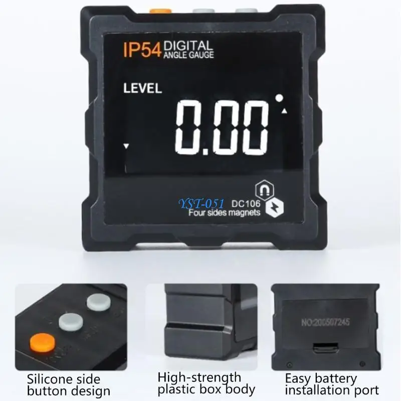E15A Digital Protractor Inclinometer LCD Level Box Digital Finder
E15A Digital Protractor Inclinometer LCD Level Box Digital Finder