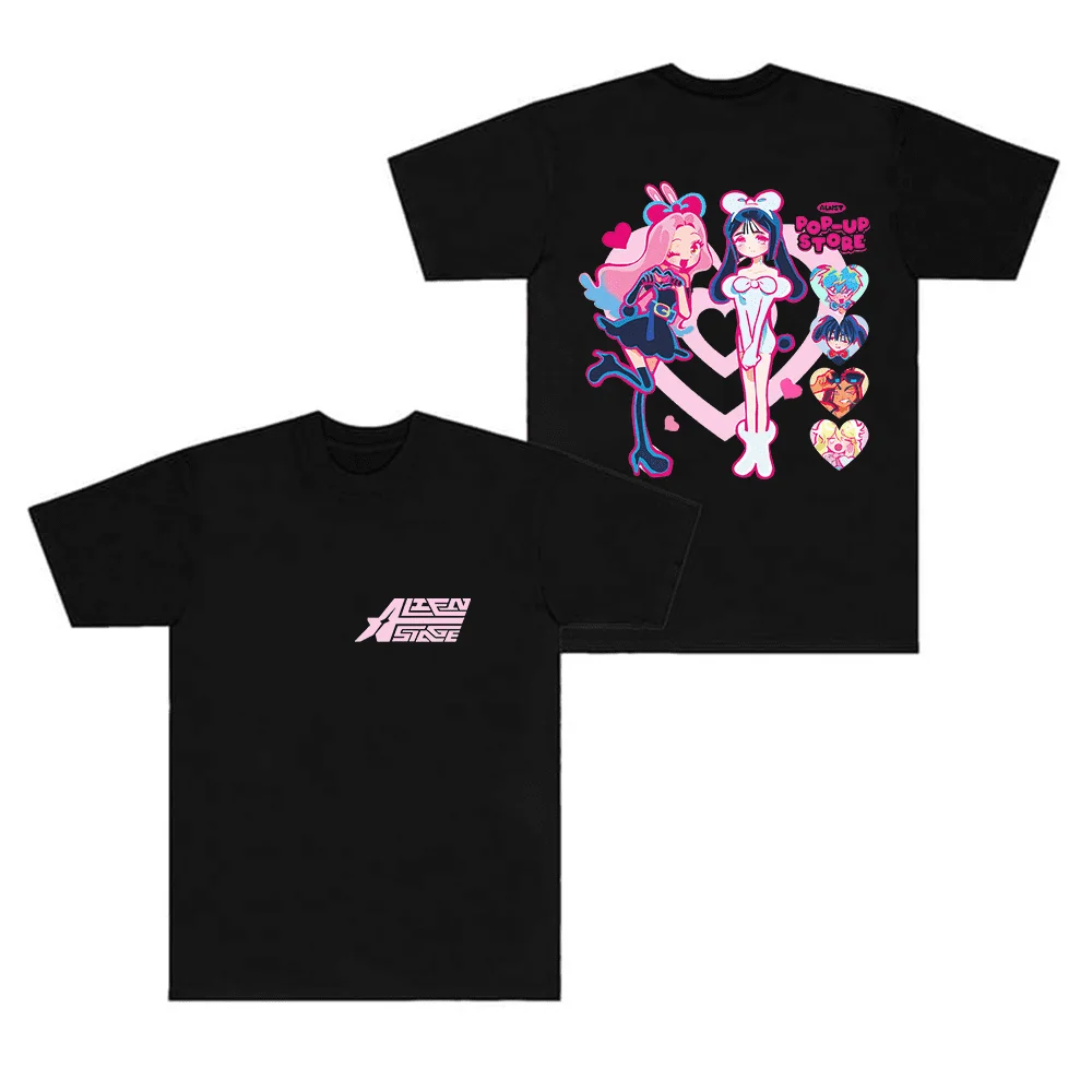Женская футболка Alien Stage ALNST с логотипом Pink Heart Mizi Sua, топы с короткими рукавами, футболка
Женская футболка Alien Stage ALNST с логотипом Pink Heart Mizi Sua, топы с короткими рукавами, футболка