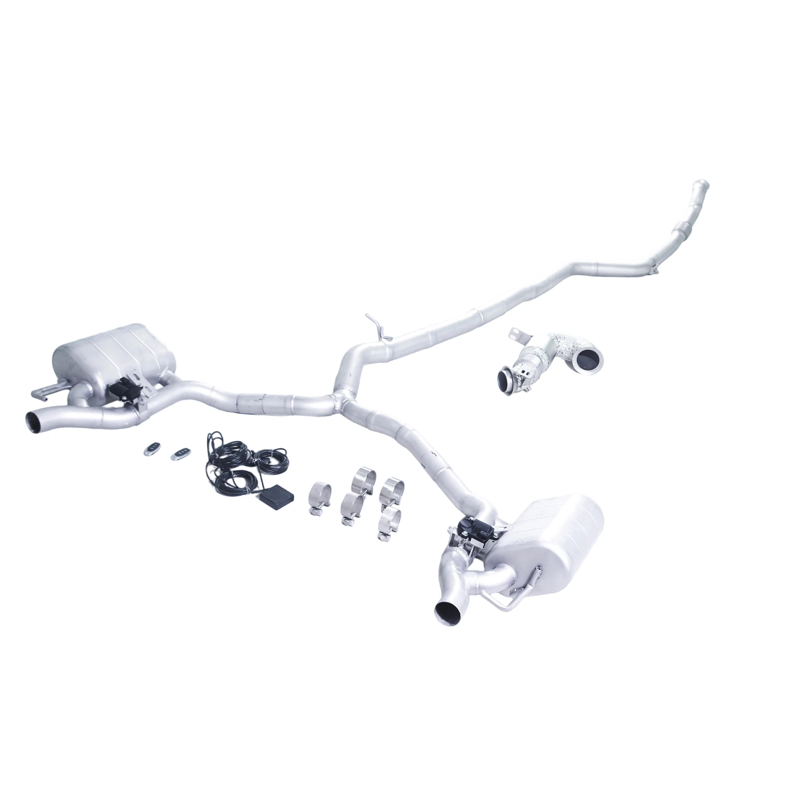 GFC is applicable to the 2019-2025 Mercedes-Benz AMG E53 3.0T C238 X290 downspout +Catback with valve exhaust system
GFC is applicable to the 2019-2025 Mercedes-Benz AMG E53 3.0T C238 X290 downspout +Catback with valve exhaust system