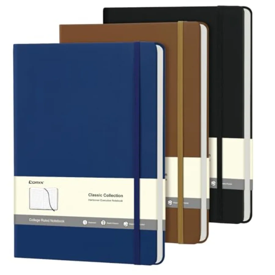 3 Pack B5 Lined Journal Notebooks, 208 Pages, 8.5 x 11 Inch,,Hardcover Journaling Notebooks for Men and Women- Fits for Office,
3 Pack B5 Lined Journal Notebooks, 208 Pages, 8.5 x 11 Inch,,Hardcover Journaling Notebooks for Men and Women- Fits for Office,
