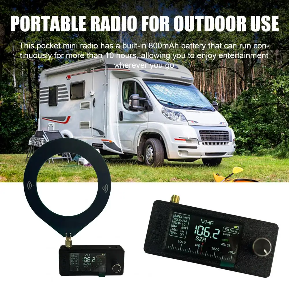 Full-band Radio Portable Mini Radio with 1.9-inch Ips Screen Rechargeable Pocket Size Band Radio Receiver for Hf/sw/mw/vhf
Full-band Radio Portable Mini Radio with 1.9-inch Ips Screen Rechargeable Pocket Size Band Radio Receiver for Hf/sw/mw/vhf