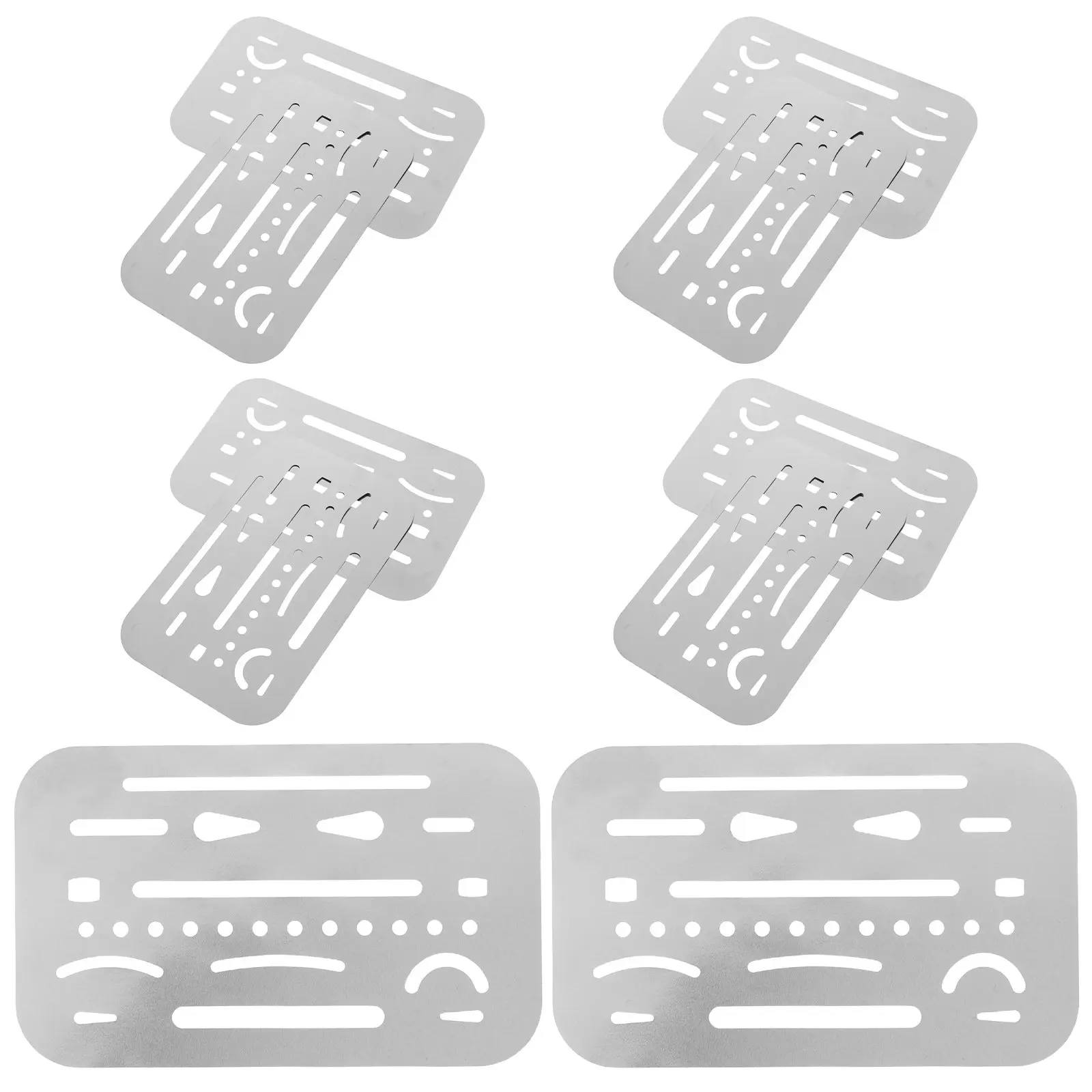 10Pcs Metal Drawing Template Seam Gauge for Quilting Ruler Thickness Gauge Fabric Measuring Tool Drafting Stencil Engineering
10Pcs Metal Drawing Template Seam Gauge for Quilting Ruler Thickness Gauge Fabric Measuring Tool Drafting Stencil Engineering