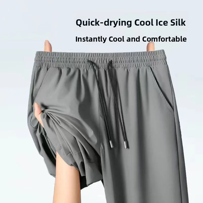 Lightweight Ice Silk Cool Feeling orts Breathable Loose Fit Qui Dry Straight Leg Spor Five-Quarter Pants for Men
Lightweight Ice Silk Cool Feeling orts Breathable Loose Fit Qui Dry Straight Leg Spor Five-Quarter Pants for Men