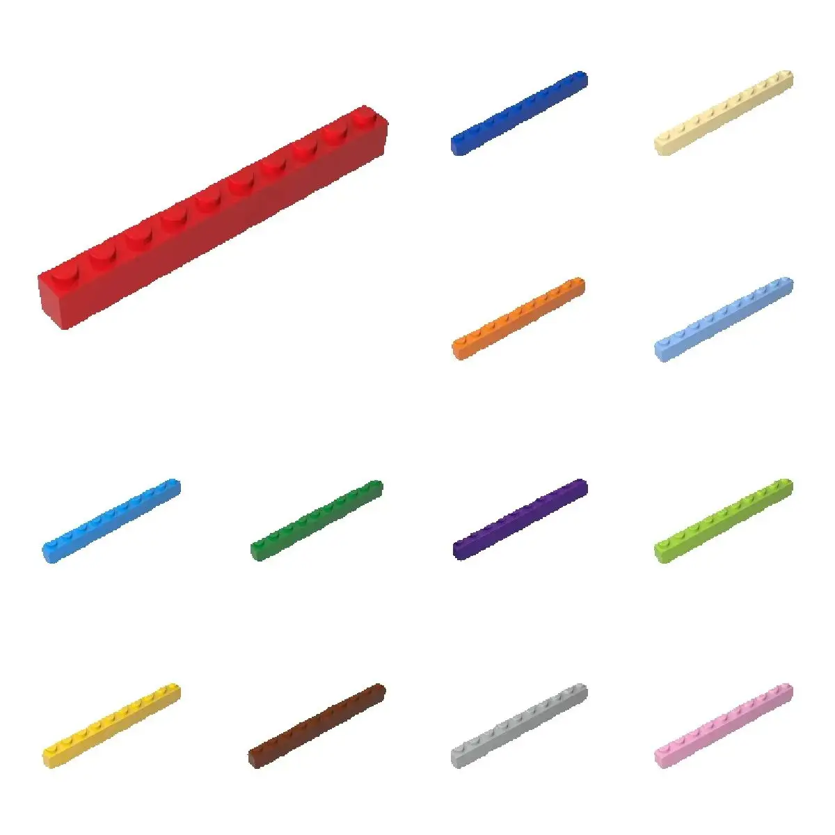 10 шт. 6111 кирпич 1x10 коллекций оптом модульные игрушки GBC для технического набора MOC DIY совместимый распродажа строительный блок 
10 шт. 6111 кирпич 1x10 коллекций оптом модульные игрушки GBC для технического набора MOC DIY совместимый распродажа строительный блок