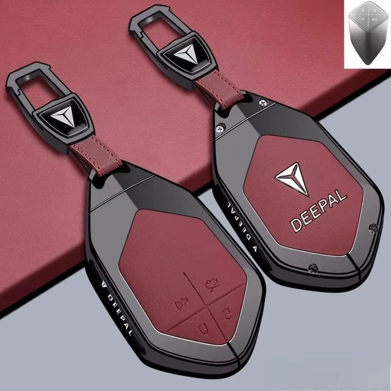 Zinc Alloy Key Fob Cover for Deepal L07/L06/SL03/S05/S07/G318/S09, Heavy Duty Metal Protective Case Shell with Keychain Keybag
Zinc Alloy Key Fob Cover for Deepal L07/L06/SL03/S05/S07/G318/S09, Heavy Duty Metal Protective Case Shell with Keychain Keybag