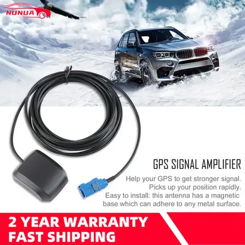 3 Meters Universal GPS Antenna Receiver 1575.42MHz For VW RNS310 MFD2 MFD3 Aerial For Audi Passat For Mercedes For Benz Fakra