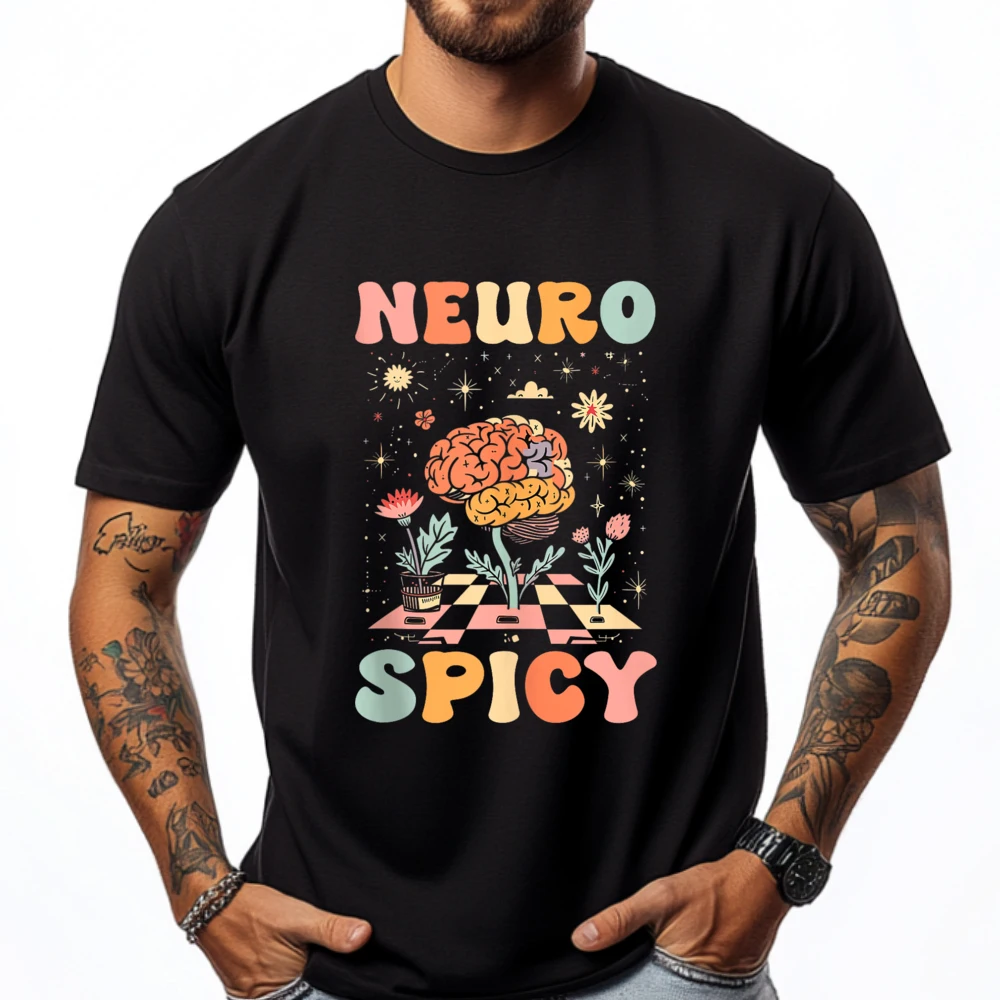 Neurodiversity Neurospicy Neuro Spicy Neurospicy Cream T Shirt Man High Quality Thanksgiving Classic Tee Shirt
Neurodiversity Neurospicy Neuro Spicy Neurospicy Cream T Shirt Man High Quality Thanksgiving Classic Tee Shirt