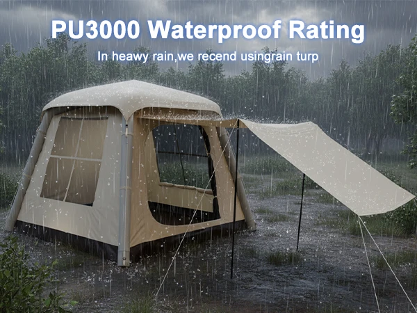 Outdoor Park Camping Glamping Tent Multi-person 4-5 People Tent Hiking Mountain Hiker Inflatable Tent Portable Rainproof Awning
Outdoor Park Camping Glamping Tent Multi-person 4-5 People Tent Hiking Mountain Hiker Inflatable Tent Portable Rainproof Awning