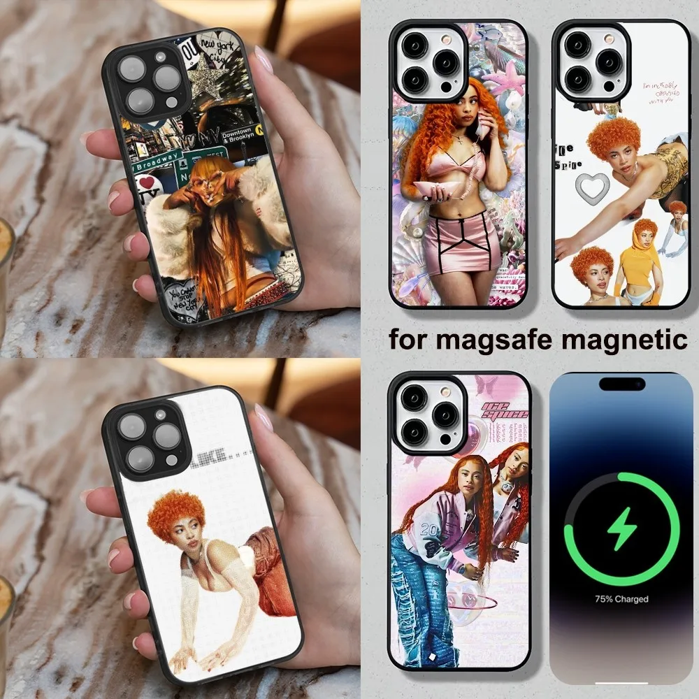 I-Ice Spice Singer Phone Case For iPhone 16,15,14,13,12,11,Plus,Pro,Max,Mini Soft Magesafe Magnetic Wireless Charge
I-Ice Spice Singer Phone Case For iPhone 16,15,14,13,12,11,Plus,Pro,Max,Mini Soft Magesafe Magnetic Wireless Charge