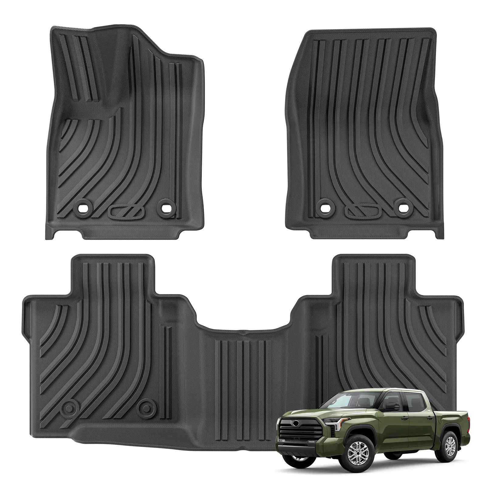 for Toyota Tundra 2022-2024 CrewMax Cab Car Floor Mats All Weather Floor Liner TPE 3D Foot Mat Black Left Rudder
for Toyota Tundra 2022-2024 CrewMax Cab Car Floor Mats All Weather Floor Liner TPE 3D Foot Mat Black Left Rudder