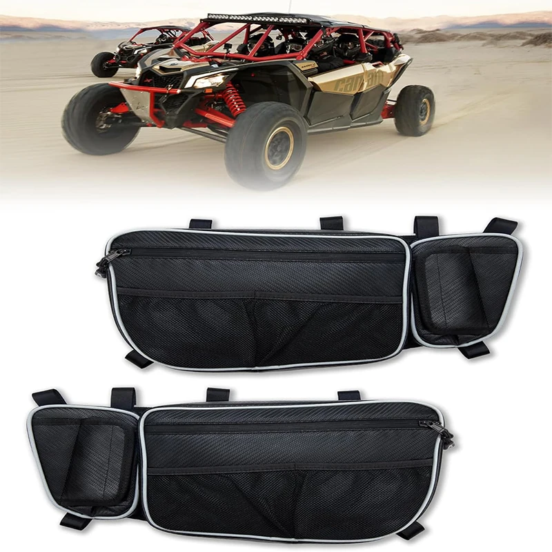 Front Door Storage Bags For Maverick X3 CAN AM Maverick X3 Accessories Featuring Removable Knee Pad 
Front Door Storage Bags For Maverick X3 CAN AM Maverick X3 Accessories Featuring Removable Knee Pad