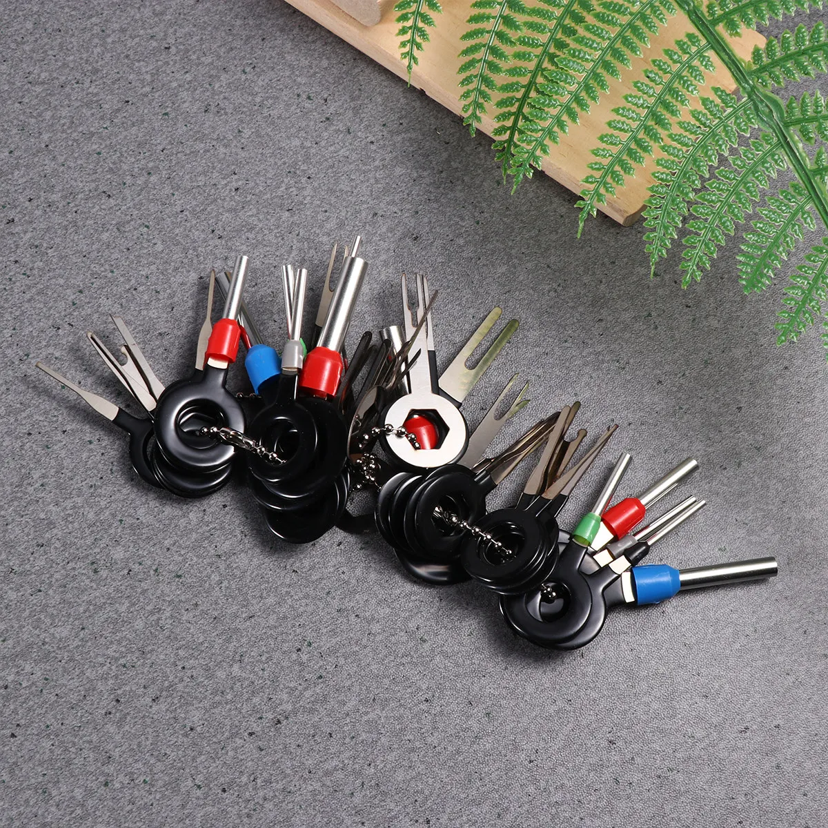 39Pcs Terminal Removal Tool Premium Metal Connector Pin Release Extractor Puller for Automotive Wiring Harness Repair Depinning
39Pcs Terminal Removal Tool Premium Metal Connector Pin Release Extractor Puller for Automotive Wiring Harness Repair Depinning