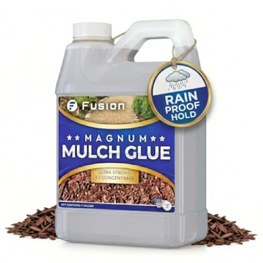 Magnum Mulch Glue 1 Gallon - DIY Mulch Glue for Landscaping and Pea Gravel Stabilizer, Dust Control for Gravel Roads, Fast-Dry,
Magnum Mulch Glue 1 Gallon - DIY Mulch Glue for Landscaping and Pea Gravel Stabilizer, Dust Control for Gravel Roads, Fast-Dry,