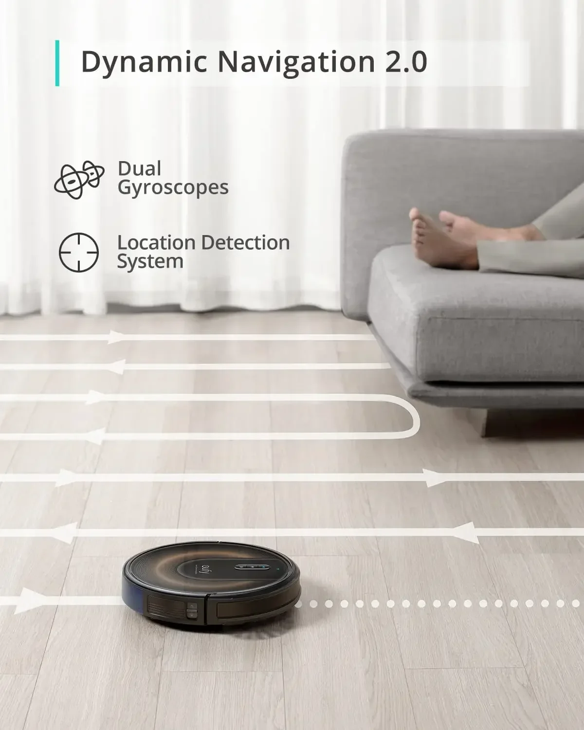 eufy by Anker, RoboVac G30 Edge, Robot Vacuum with Dynamic Navigation 2.0, 2000 Pa Suction, Wi-Fi, Boundary Strips, for Carpets
eufy by Anker, RoboVac G30 Edge, Robot Vacuum with Dynamic Navigation 2.0, 2000 Pa Suction, Wi-Fi, Boundary Strips, for Carpets