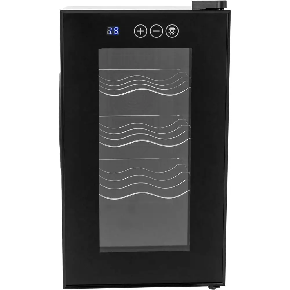 Thermoelectric 8-Bottle Wine Cooler, Digital Temp Control 46-64°F, Compact Cellar for Home & Bar
Thermoelectric 8-Bottle Wine Cooler, Digital Temp Control 46-64°F, Compact Cellar for Home & Bar