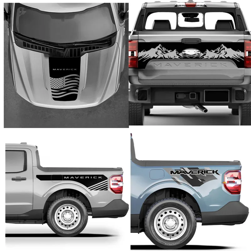 Car Vinyl Stickers For Ford Maverick 2022 2023+ Hood Rear trunk Fx4 modification customized Design Retro Vintage sports decals
Car Vinyl Stickers For Ford Maverick 2022 2023+ Hood Rear trunk Fx4 modification customized Design Retro Vintage sports decals