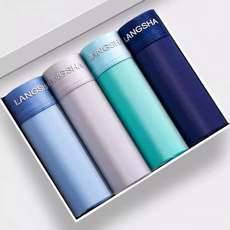 4Pcs Men's Boxer Shorts Ice Silk Underwear Graphene Antibacterial Man Boxershorts Cool Seamless Breathable Male Panties l-3XL
4Pcs Men's Boxer Shorts Ice Silk Underwear Graphene Antibacterial Man Boxershorts Cool Seamless Breathable Male Panties l-3XL