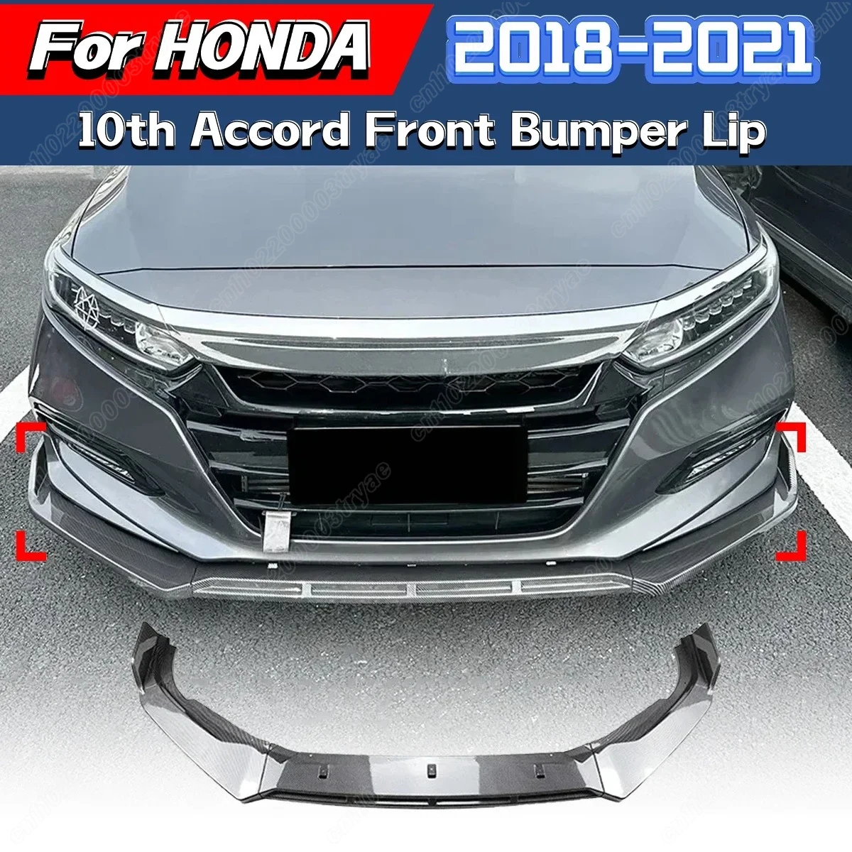 For Honda 10th Gen Accord 2018 2019 2020 2021 Front Bumper Lip ABS Spoiler Diffuser Lower Blade Splitter Front Shovel Protector
For Honda 10th Gen Accord 2018 2019 2020 2021 Front Bumper Lip ABS Spoiler Diffuser Lower Blade Splitter Front Shovel Protector
