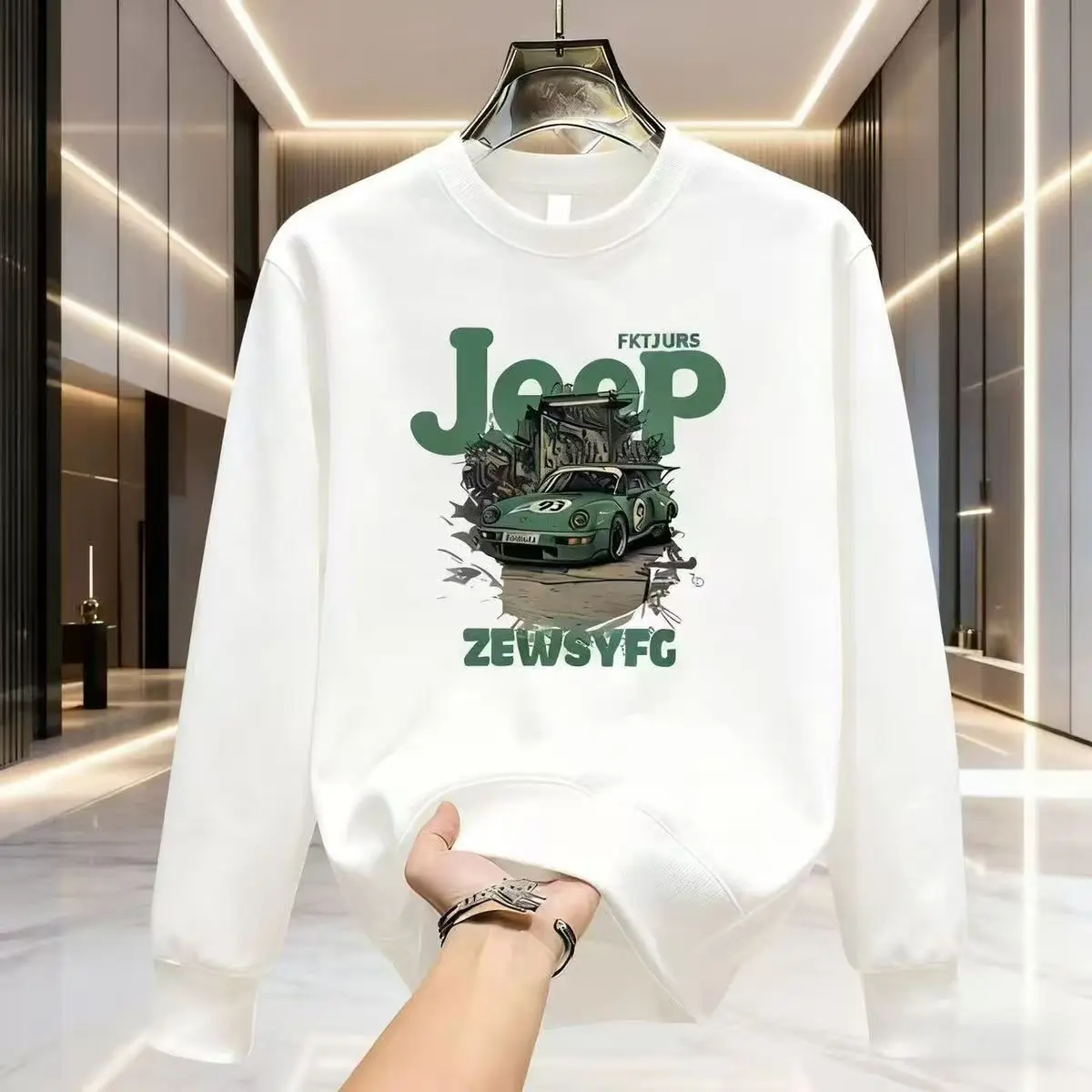 Vintage Jeep Car Print Sweatshirt Men Casual Loose Fit Crew Neck Long Sleeve Tops Streetwear Hip Hop Fashion Pullover Hoodie
Vintage Jeep Car Print Sweatshirt Men Casual Loose Fit Crew Neck Long Sleeve Tops Streetwear Hip Hop Fashion Pullover Hoodie
