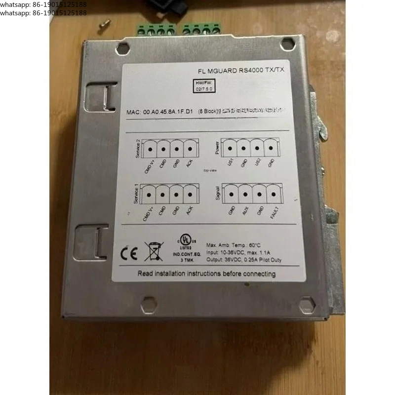 Parts for PHOENIX FL MGUARD RS4000 TX/TX - Router 2700634
Parts for PHOENIX FL MGUARD RS4000 TX/TX - Router 2700634