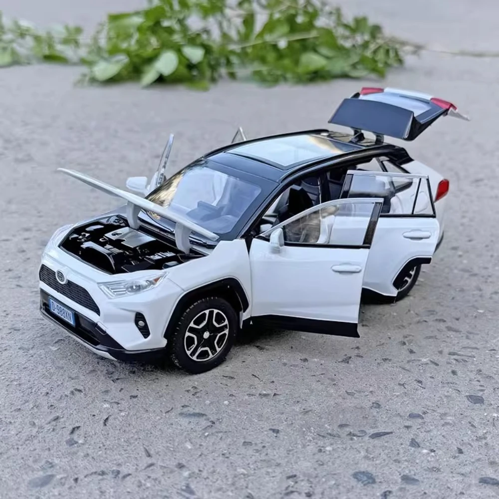 Scale 1:22 RAV4 SL63 Model Toy Car Diecast Metal Pull Back Doors Opened Sports Cars Models Light Music Gifts for Boyfriend
Scale 1:22 RAV4 SL63 Model Toy Car Diecast Metal Pull Back Doors Opened Sports Cars Models Light Music Gifts for Boyfriend