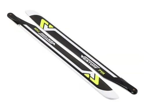 Venture Blades 701mm Premium Carbon Fiber Main Blades (Yellow) (2)
Venture Blades 701mm Premium Carbon Fiber Main Blades (Yellow) (2)
