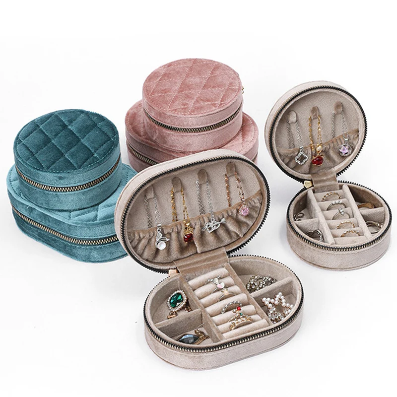 Mini Portable Travel Jewelry Case - Small Organizer Storage Box for Girls & Women
Mini Portable Travel Jewelry Case - Small Organizer Storage Box for Girls & Women
