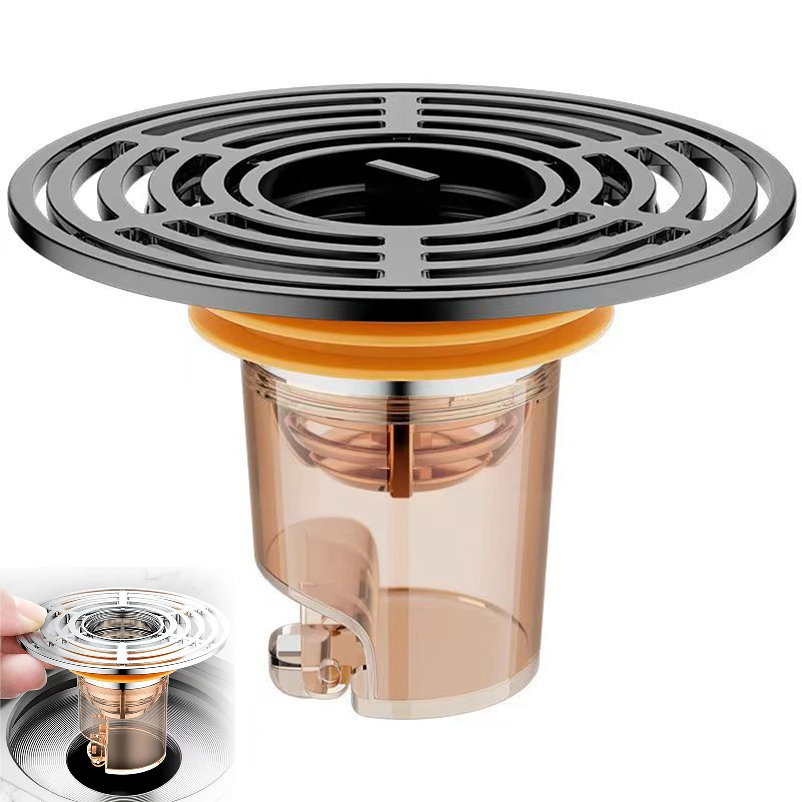 Bath Shower Floor Strainer Cover Plug Trap One-Way Drain Valve Toilet Insect Prevention Deodorant Sewer Strainer Floor Drain
Bath Shower Floor Strainer Cover Plug Trap One-Way Drain Valve Toilet Insect Prevention Deodorant Sewer Strainer Floor Drain
