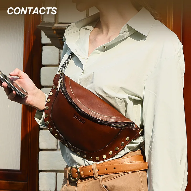 Genuine Leather Women Waist Bag Fanny Pack Chest Bags Hip Bum Bag Ladies Travel Belt Bag Crossbody Money Pouch Chest Bags Belt
Genuine Leather Women Waist Bag Fanny Pack Chest Bags Hip Bum Bag Ladies Travel Belt Bag Crossbody Money Pouch Chest Bags Belt