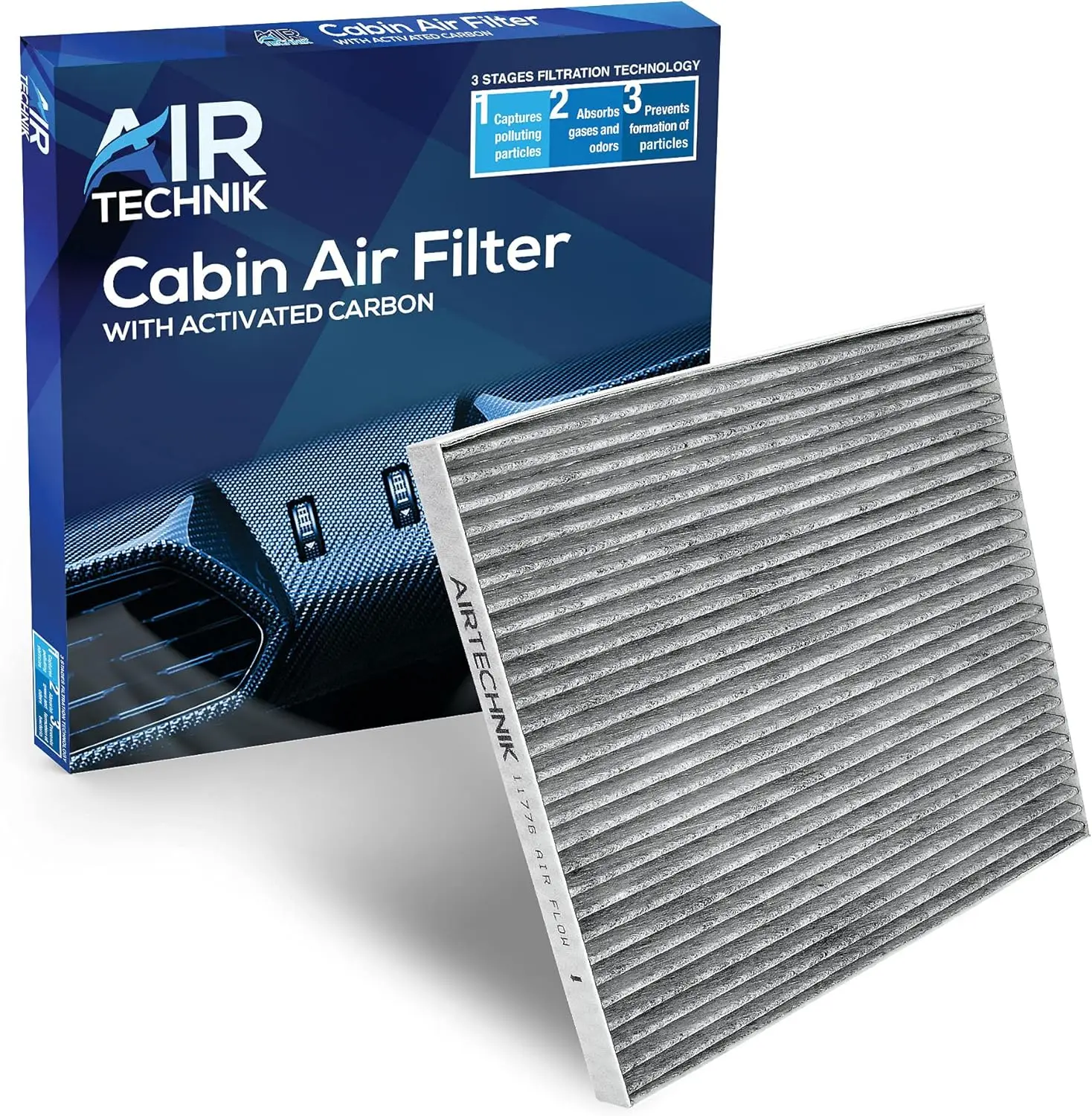 CF11776 Воздушный фильтр салона с активированным углем | Подходит для Infiniti JX35 2013, QX60 2014-2020, Nissan Altima 2013-2018, Maxima 2016-2023 
CF11776 Воздушный фильтр салона с активированным углем | Подходит для Infiniti JX35 2013, QX60 2014-2020, Nissan Altima 2013-2018, Maxima 2016-2023