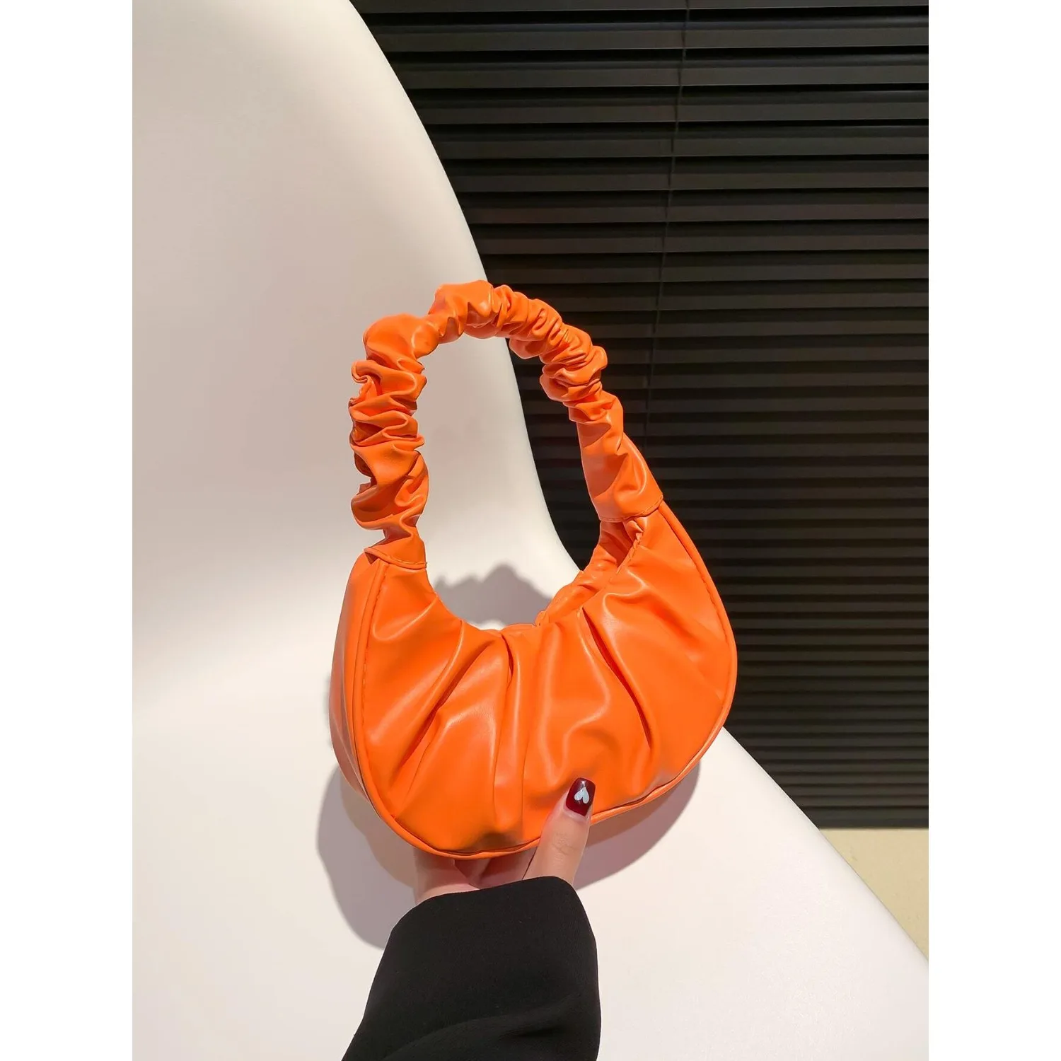 Mini Solid Color Women Pleated Handbag, Women Solid Color Cloud & Crescent Shoulder Bag , New Year, Cream Bag, White Bag
Mini Solid Color Women Pleated Handbag, Women Solid Color Cloud & Crescent Shoulder Bag , New Year, Cream Bag, White Bag