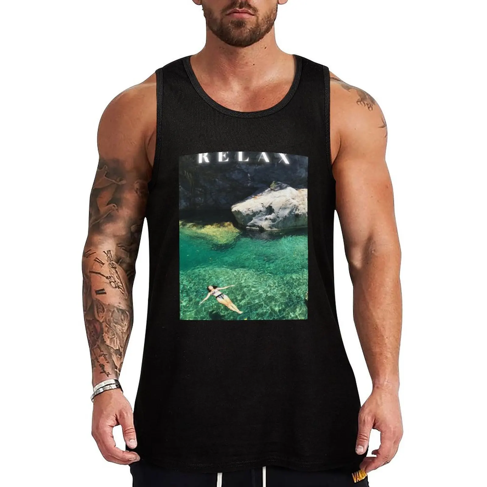 RELAX Tank Top Basic Casual Tank Top Lightweight Breathable Fabric
RELAX Tank Top Basic Casual Tank Top Lightweight Breathable Fabric
