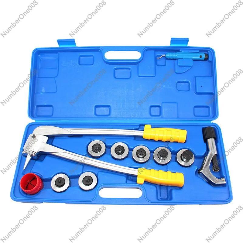 CT-100 (Type A Plastic Box) 10-28mm Lever Tube Expander Flare, Copper Tube Cup Type Port Straight Tube Port
CT-100 (Type A Plastic Box) 10-28mm Lever Tube Expander Flare, Copper Tube Cup Type Port Straight Tube Port