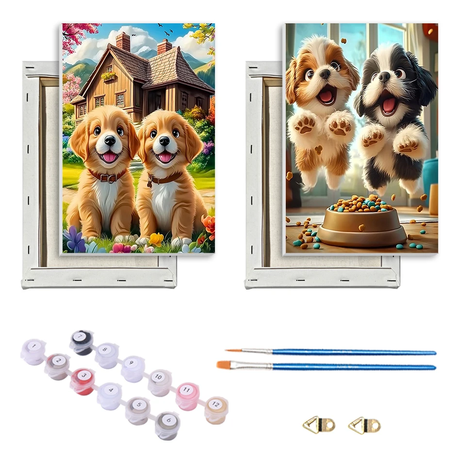 SDOYUNO Painting Paints By Numbers Easy Draw For Beginner Animals Dog Family Decoration Home 20x30cm With Frame Drawing Wall Art
SDOYUNO Painting Paints By Numbers Easy Draw For Beginner Animals Dog Family Decoration Home 20x30cm With Frame Drawing Wall Art