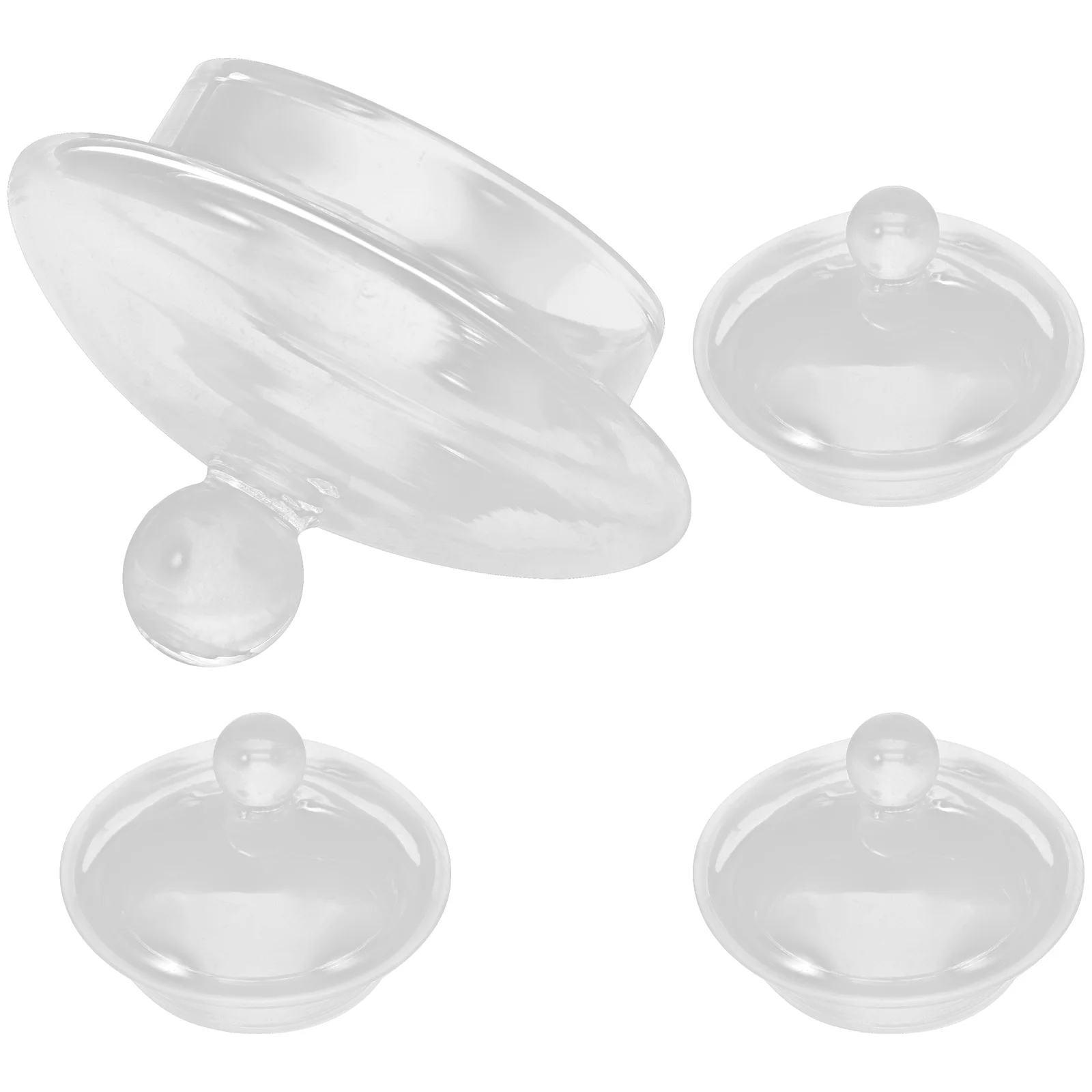 4 Pcs Clear Teapot Replacement Lid Glass Lids Cover for Mug Household Cup Covers
4 Pcs Clear Teapot Replacement Lid Glass Lids Cover for Mug Household Cup Covers